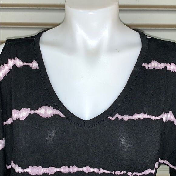 🛍️Sunday black dress with the dye stripes - Picture 4 of 8